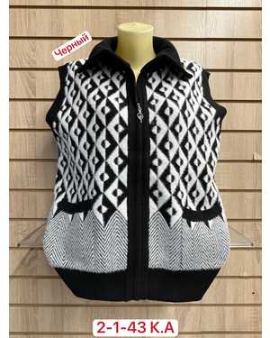 ЖИЛЕТ ТКАНЬ 52% CASHMERE, 28% WOOL, 15% COTTON, 5% ELASTANE