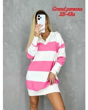 Женская туника Ткань Трикотаж машинная вязка