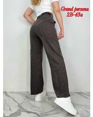 Женские Брюки палаццо на молнии Размеры: 28(4-46),29(46-48),30(48-50),31(50-52),32(52-54),33(54-56)