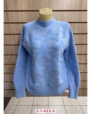 СВИТЕР ТКАНЬ 48% CASHMERE, 29% WOOL, 18% COTTON, 5% ELASTANE