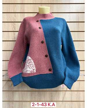 СВИТЕР ТКАНЬ 52% CASHMERE, 28% WOOL, 15% COTTON, 5% ELASTANE