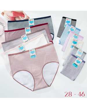 Женские трусики. В упаковке 10шт один размер разные цвета