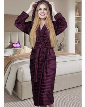 Женский махровый халат