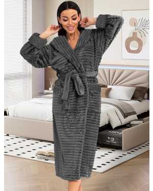 Женский махровый халат