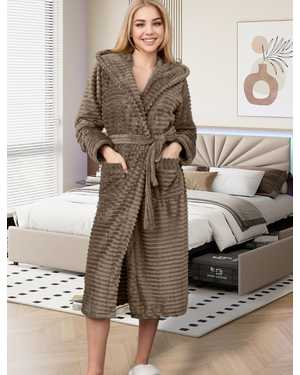 Женский махровый халат