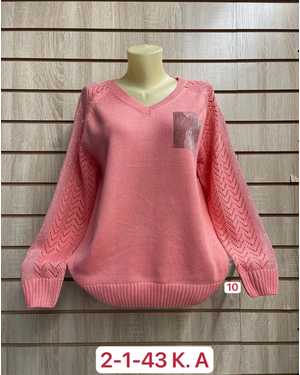 СВИТЕР ТКАНЬ ХЛОПОК 65%, ПОЛИЭСТЕР 35%