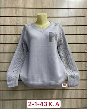 СВИТЕР ТКАНЬ ХЛОПОК 65%, ПОЛИЭСТЕР 35%