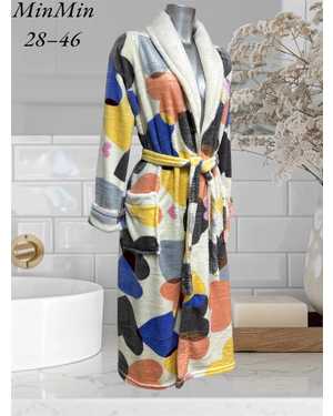 Женский махровый халат