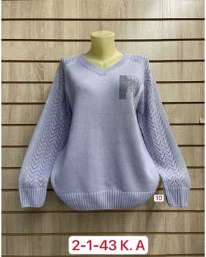 СВИТЕР ТКАНЬ ХЛОПОК 65%, ПОЛИЭСТЕР 35%