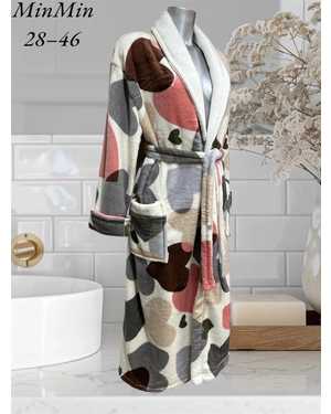 Женский махровый халат