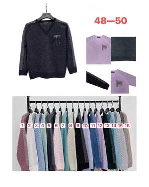 СВИТЕР ТКАНЬ ХЛОПОК 65%, ПОЛИЭСТЕР 35%