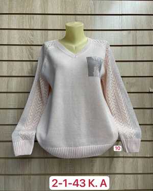 СВИТЕР ТКАНЬ ХЛОПОК 65%, ПОЛИЭСТЕР 35%