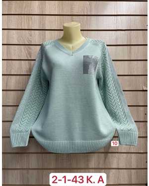 СВИТЕР ТКАНЬ ХЛОПОК 65%, ПОЛИЭСТЕР 35%