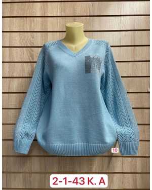 СВИТЕР ТКАНЬ ХЛОПОК 65%, ПОЛИЭСТЕР 35%