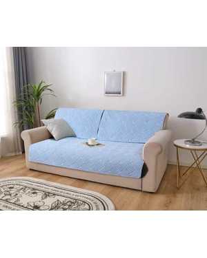 Дивандек на сидячую часть дивана и кресел на прорезиненной основе Верх ткани хлопковый велюр Размер дивана: 90-210 см Размер кресел: 90-160 см (2шт)