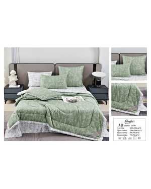 Комплект постельного белья с готовым одеялом от фирмы Candie's. Вид ткани: Сатин Хлопок Наполнитель одеяло: 100% шелк Тусса(возможно замена на похожее)