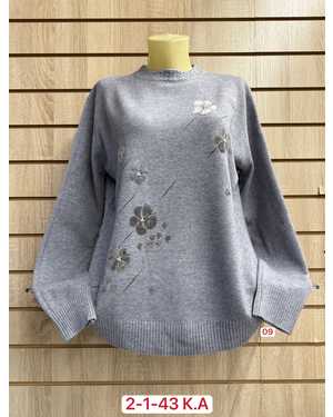 СВИТЕР ТКАНЬ 43 % COTTON, 38% CASHMERE, 10% WOOL, 9% ELASTANE