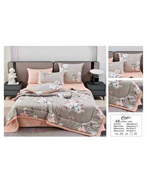 Комплект постельного белья с готовым одеялом от фирмы Candie's. Вид ткани: Сатин Хлопок Наполнитель одеяло: 100% шелк Тусса(возможно замена на похожее)