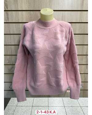 СВИТЕР ТКАНЬ 48% CASHMERE, 29% WOOL, 18% COTTON, 5% ELASTANE