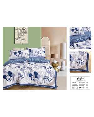 Комплект детского постельного белья с готовым одеялом из серии Candie’s. Ткань: Сатин; Состав: Хлопок Наполнитель одеяло: 15% шёлк & 85% микрогель(возможно замена на похожее)
