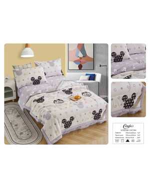 Комплект детского постельного белья с готовым одеялом из серии Candie’s. Ткань: Сатин; Состав: Хлопок Наполнитель одеяло: 15% шёлк & 85% микрогель(возможно замена на похожее)
