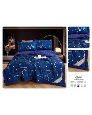 Комплект детского постельного белья с готовым одеялом из серии Candie’s. Ткань: Сатин; Состав: Хлопок Наполнитель одеяло: 15% шёлк & 85% микрогель(возможно замена на похожее)
