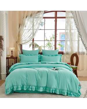 Комплект постельного белья с готовым одеялом GORRADA. Состав 80% хлопок 20% вискоза Наполнитель одеяло 79% микрогель 21% волокно льна(возможно замена на похожее)