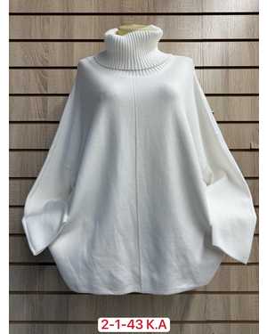 СВИТЕР ТКАНЬ 70% COTTON, 20% CASHMERE, 10% ELASTANE