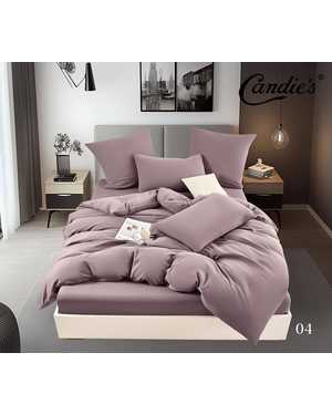 Комплект постельного белья Candies Barhat. Ткань: Бархатный Сатин Простыня на резинке по кругу Плотность: 160гр(возможно замена на похожее)