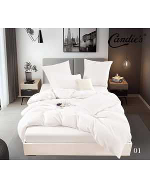 Комплект постельного белья Candies Barhat. Ткань: Бархатный Сатин Простыня на резинке по кругу Плотность: 160гр(возможно замена на похожее)