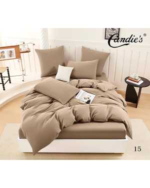 Комплект постельного белья Candies Barhat. Ткань: Бархатный Сатин Простыня на резинке по кругу Плотность: 160гр(возможно замена на похожее)