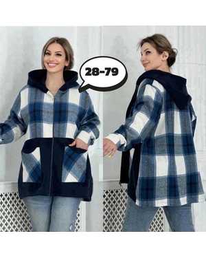 КОФТА В РАЗМЕР ТКАНЬ ДРАП И ФЛИС