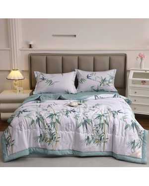 Комплект постельного белья с готовым одеялом. Ткань: Сатин Состав ткани: Хлопок Вискоза Наполнитель одеяло: Шелк(возможно замена на похожее)