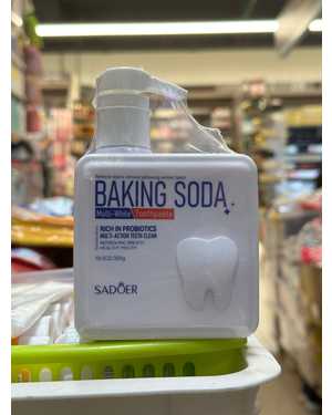 Зубная паста с дозатором отбеливающая BAKING SODA