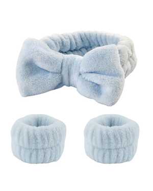 Набор для косметических процедур Ободок, повязка и нарукавники