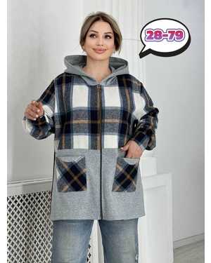 ТОЛСТОВКА В РАЗМЕР ТКАНЬ ДРАП