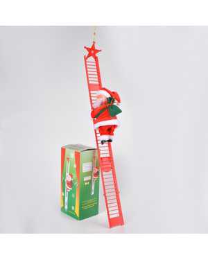 Музыкальный дед мороз на лестнице