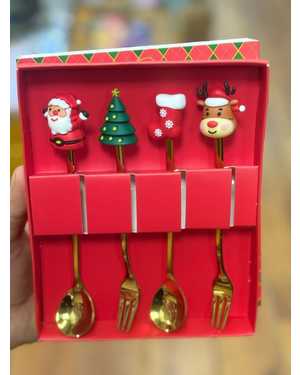 Подарочный новогодний набор 4шт Размер 18*15см