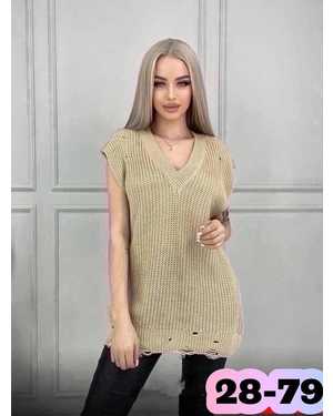 ЖИЛЕТ ТКАНЬ ШЕРСТЬ 95% И АКРИЛ 5%