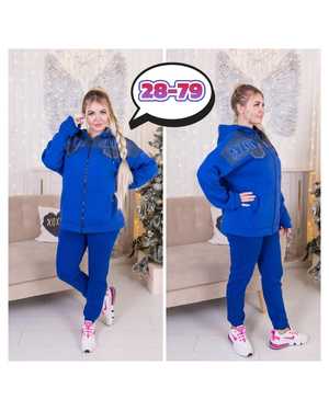 ЖЕНСКИЙ КОСТЮМ ТКАНЬ ХЛОПОК НА ФЛИТ