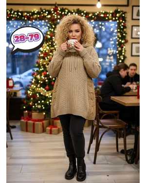 ТУНИКА В РАЗМЕР ТКАНЬ ВЯЗАНАЯ