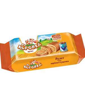 Рулет КОРОВКА: со вкусом варёная сгущёнка 200гр