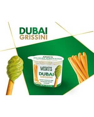 Miskets Dubai Grissiini. Бисквитные палочки с Фисташковое пастой 42г