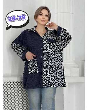 РУБАШКА В РАЗМЕР ТКАНЬ ФУКРА И АНГОРА