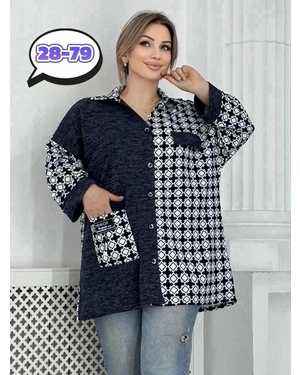 РУБАШКА В РАЗМЕР ТКАНЬ ФУКРА И АНГОРА