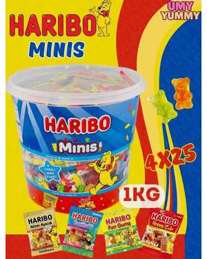 Мармелад Харибо мини Ассорти : Haribo В упаковке 10г 100шт