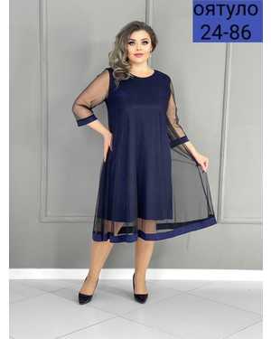 ПЛАТЬЕ ТКАНЬ ЛЮРЕКС + СЕТКА