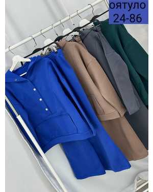 ЖЕНСКИЙ КОСТЮМ ТКАНЬ ДВУНИТКА НА ФЛИСЕ