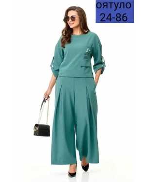 ЖЕНСКИЙ КОСТЮМ ДВОЙКА ТКАНЬ ТРИКОТАЖ