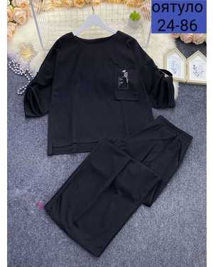 ЖЕНСКИЙ КОСТЮМ ДВОЙКА ТКАНЬ ТРИКОТАЖ